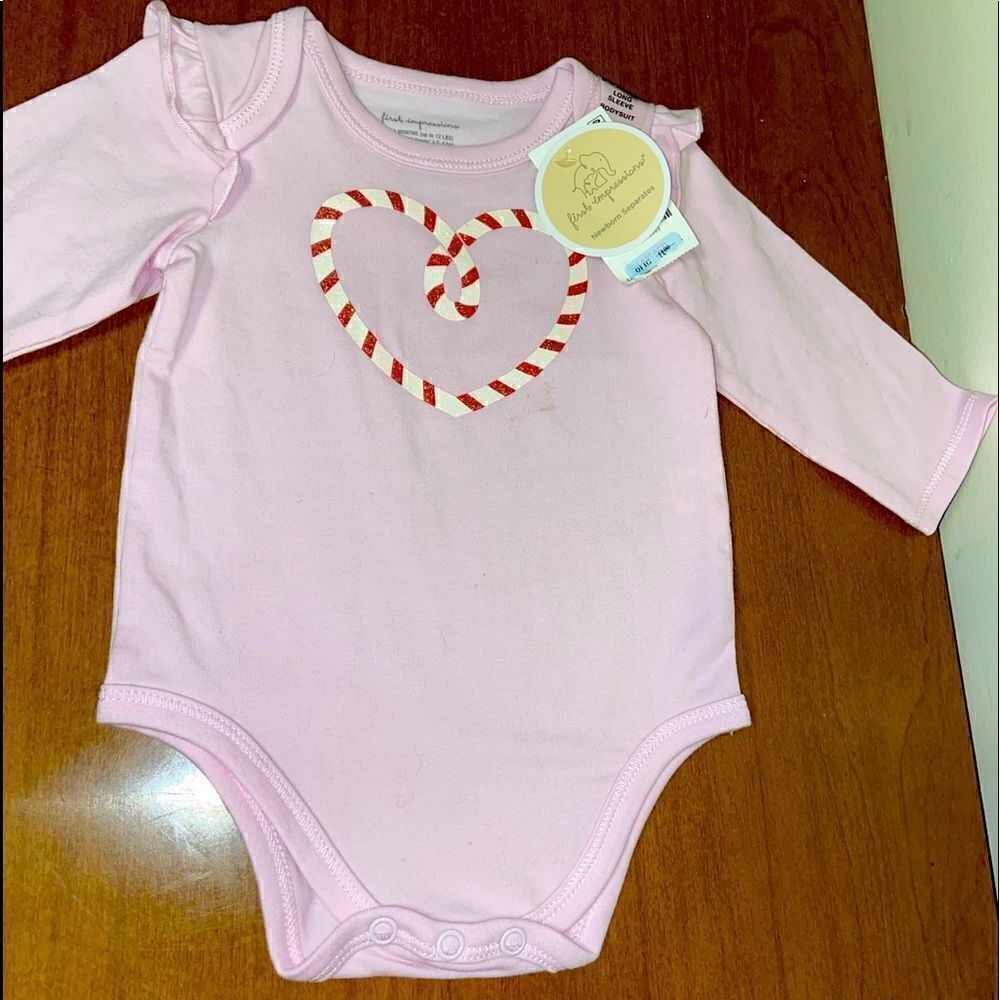 NWT long sleeve infant onesie